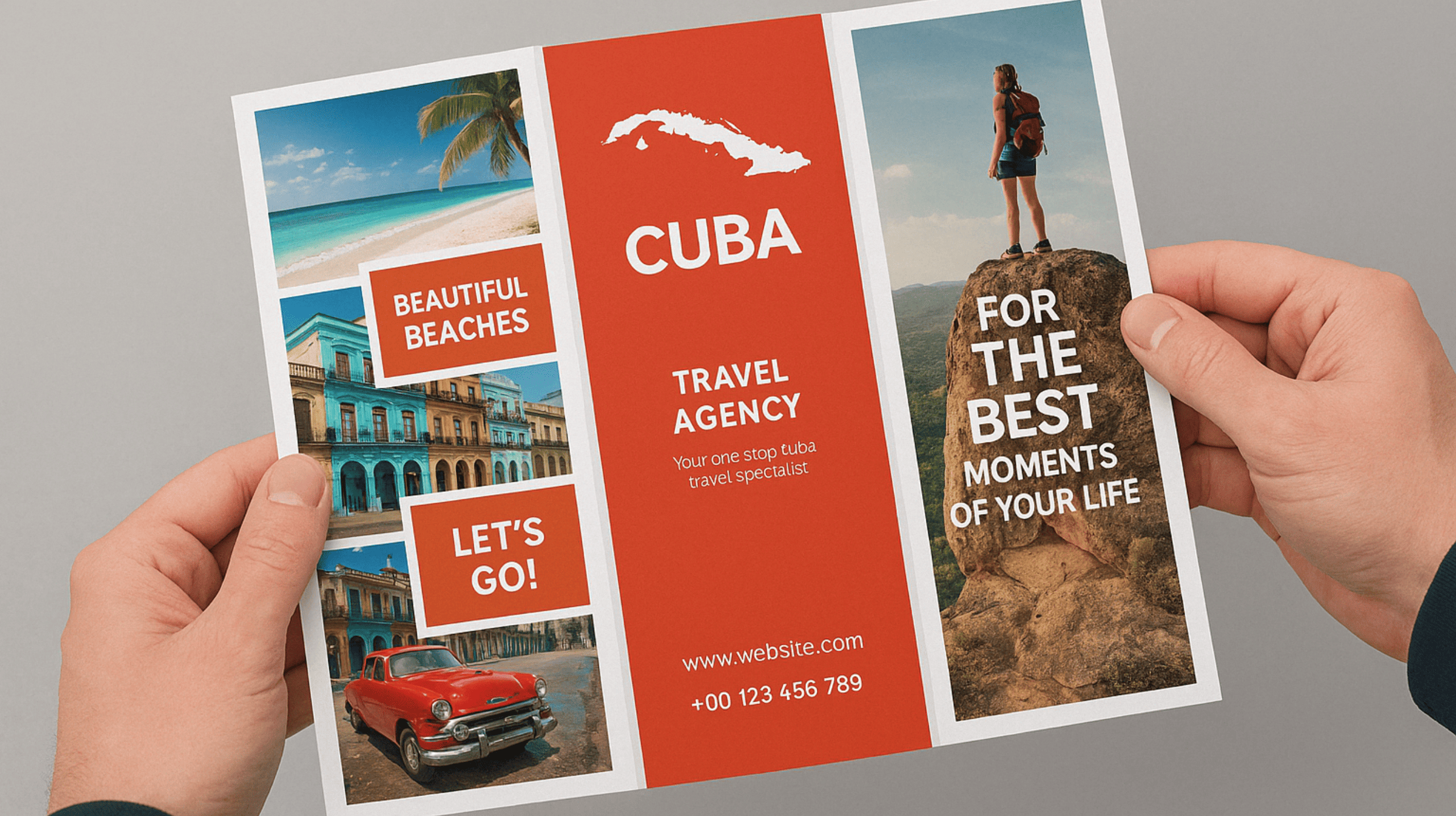 Comment faire une brochure touristique de voyage