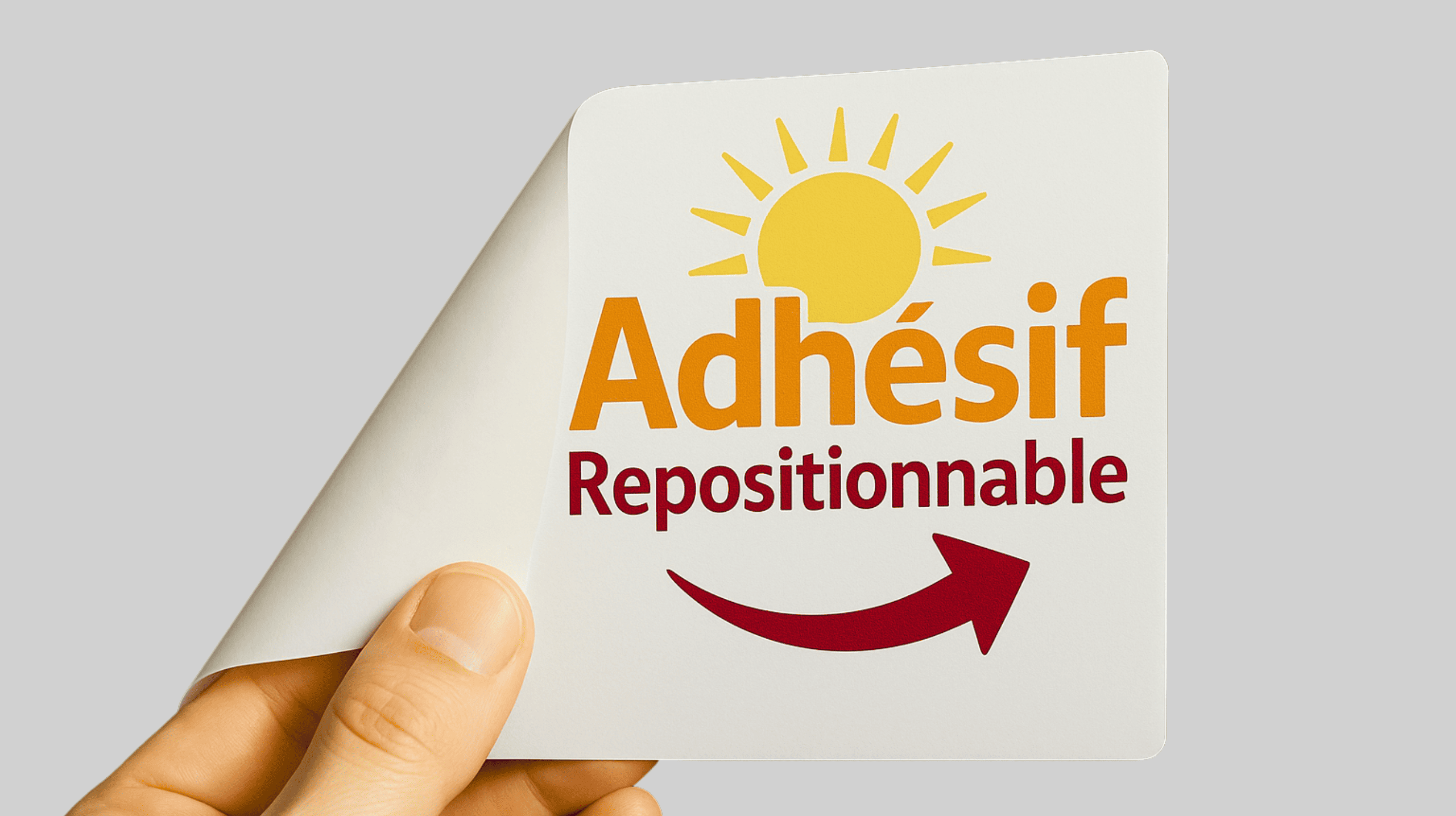 Qu'est-ce qu'un adhésif repositionnable