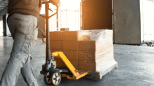 Comment fonctionne un transpalette