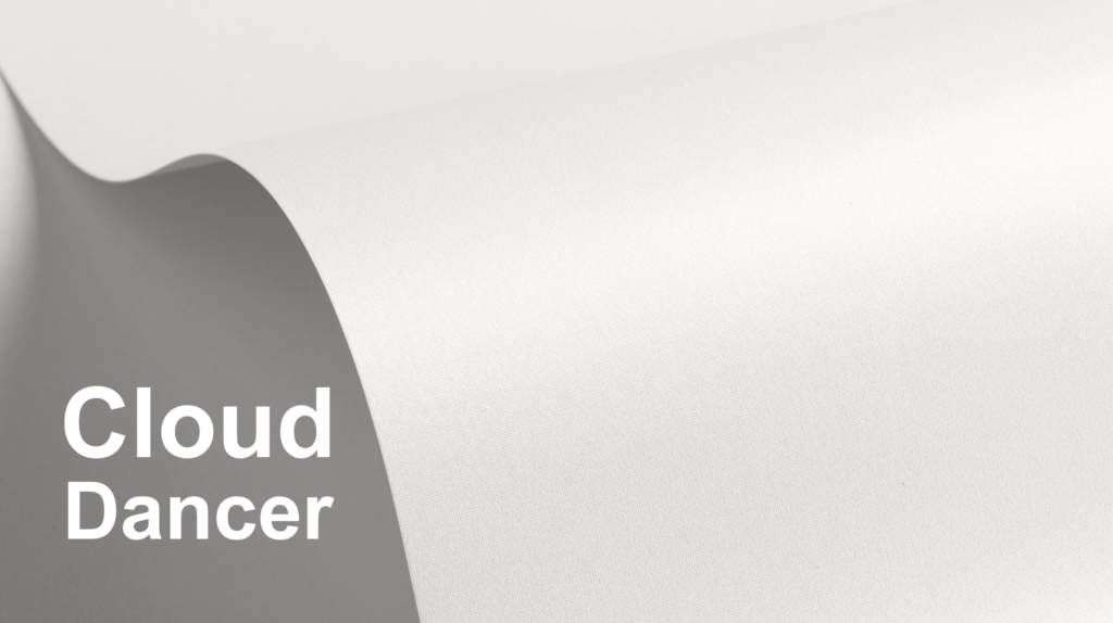 Couleur Pantone de l’année 2026 Cloud Dancer
